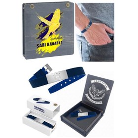 Resim Fenerbahçe Fashion Bold Lacivert Bileklik Uv Kutu 