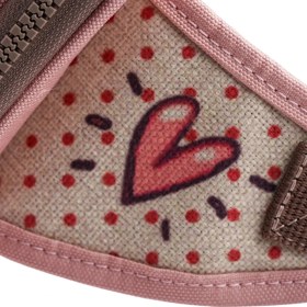 Resim Pembe Domuz Desenli Kanvas Unisex Göğüs ve Bel Çantası 