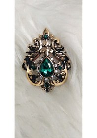 Resim Taşlı Yaka Iğnesi (Broş) (508664828) Çok Renkli 