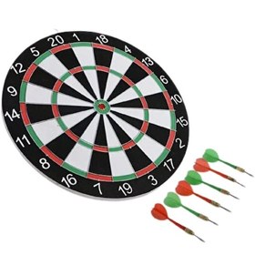 Resim 12 - 21 - İnç Dart Tahtası 4 Adet Metal Uçlu Dart Oku - Dpmıx-hb - Kolay Montajlı 