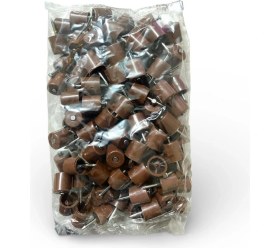 Resim Tuna Çivili Raf Pimi Duvar Dolap Mobilya Pimi Sert Plastik Raf Tutucu Kahverengi 100 Adet Tekli (1 Paket) 