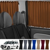 Resim Oto Pandami Fiat Doblo Iı Uzun Şase 2010-2023 Uyumlu Taba Raylı Oto Perde Takımı 