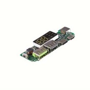 Resim 1 adet/4 adet, 18650 Şarj Kartı Çift USB 5V 2.4A Mobil Güç Modülü 18650 Lityum Pil Şarj Kartı, Aşırı Şarj, Aşırı Deşarj ve Kısa Devre Koruması ile DIY USB Güç Kartı, 3 Şarj Portu 