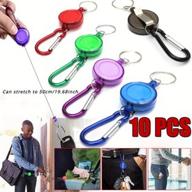 Resim 10 adet Uzatılabilir Kablo ile Anti-Hırsızlık Anahtarlık - Ağır Hizmet Anti-Kayıp Güvenlik Anahtarlık, Kompakt Anahtar Düzenleyici, Dış Mekan, Seyahat, Spor Salonu, Ofis için - Anahtar, Kimlik, Kartlarla Uyumlu - Ev, İş, Günlük Kullanım için İdeal - (10 adet), Anahtarlık Aksesuarları, Seyahat Gereksinimleri, Şık Tasarım, Dayanıklı Yapı, Dış Mekan Tutkunları, Spor Salonu Aksesuarları, Minimalist Tasarım, Sağlam Yapı, İş Profesyonelleri 