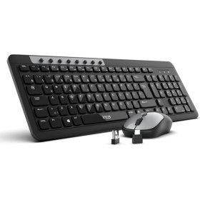 Resim Inca IWS-599 Kablosuz Multimedya Süper Konforlu Çift Alıcılı USB & Type-C Klavye Mouse Set 