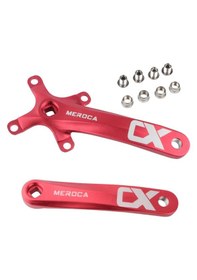 Resim Suntek Yol Bisikletleri Için Bisiklet Krank 104bcd Mtb Aynakol Krank Kırmızısı Çok Renkli 