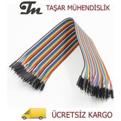 Resim Erkek-Erkek Jumper Kablo 40Adet 20Cm Arduino 