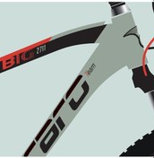 Resim Carraro BIG 2711 27.5 Jant 11 Vites 480H Hidrolik Disk Fren Mat Yeşil-Siyah-Kırmızı 