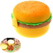 Resim Hamburger Tasarımlı Beslenme Kabı 
