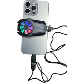 Resim SPRANGE Telefon soğutucu fan + otg typ-c ara bağlantı kiti oyun için yüksek performans 