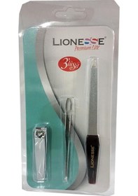Resim Tarko Lionesse 5110 Tırnak Makası + Cımbız + Törpü 3'lü Set 