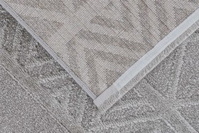 Resim KANYON BUKLELİ MAKİNE HALISI, GRİ, 120X180, 4901E 