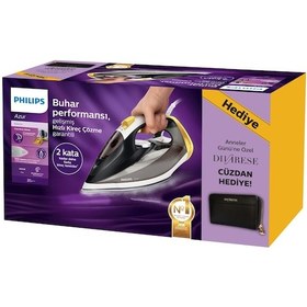 Resim Philips Azur GC4544/80 2600 W Buharlı Ütü + Divarese Cüzdan Hediy 