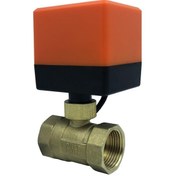 Resim Fortunelane Bronz Elektrikli Top Kapağı, 3 Tel 2 Kontrol, Minyatür Npt Dişli, Dn15/dn25, Fan Koil Valfi Su Ortak Modül 