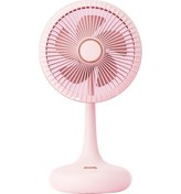 Resim Taşınabilir Usb Şarjlı 3 Kademeli Masaüstü Dönebilen Fan Vantilatör Soğutucu Ys2531 Pembe 
