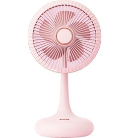 Resim Taşınabilir Usb Şarjlı 3 Kademeli Masaüstü Dönebilen Fan Vantilatör Soğutucu Ys2531 Pembe 