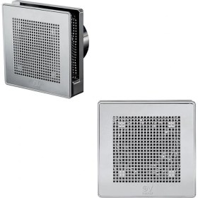 Resim Vortice Düşük Ses Seviyesi 26.9 Db(A) Mimari Uygulama Ideal Tasarım Kesintisiz Çalışma Havalandırma Fanı Banyo Mutfak Salon Oda Agmair Agm Punto Evo Nero Black Gold Dekoratif 