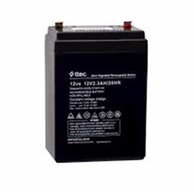 Resim Ttec Plus 12v 2.3ah Bakımsız Kuru Akü Dikey 