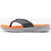 Resim Skechers Skechers Go Consistent Sandal - Synthwave Erkek Gri Parmak Arası Terlik 229035 Gyor Gri 