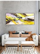 Resim Yağlı Boya Tablo %100 El Yapımı 114cmx55cm Soyut 