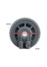 Resim Siemens Uyumlu Sx65l031eu Bulaşık Makinesi Sepet Tekerleği Alt Teker 4 Adet 