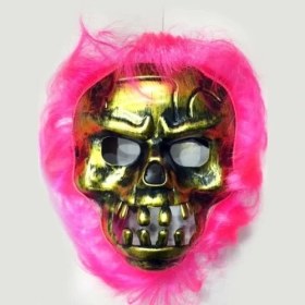 Resim Cadılar Bayramı Maskesi Pembe 