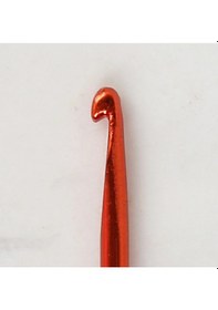 Resim Abarta 3,0mm Renkli Metal Gagalı Örgü Şiş Tunus Tığ 25cm-kırmızı 1 Adet 