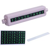 Resim Suntek Açık Yol Kenarı Için Geçici Park Kartı Abs 