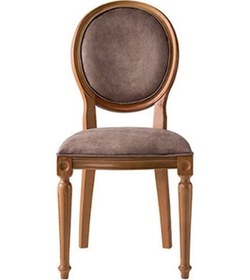 Resim Madalyon Ahşap Klasik Sandalye Ceviz 