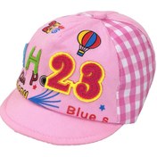 Resim Bay Şapkacı Yazlık Kız Bebek Aplikeli Kep Pembe 7150 