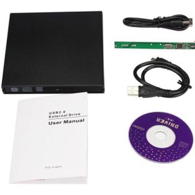 Resim Epilons Usb Sata Harici 9.5Mm Dvd Rw Writer Kutusu External Slim Harici Caddy Kutu 5114 