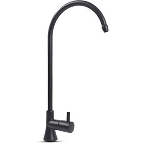 Resim İdeal Mağaza Su Arıtma Cihazı İçin Siyah Lüx Musluk 