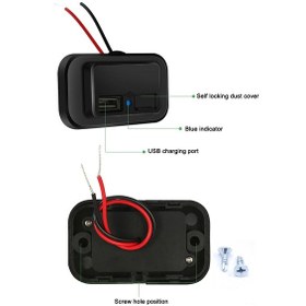 Resim Lemestar 12-24v Araç Şarj Adaptörü - 5v Çıkış, 3.1a Hızlı Şarj, Siyah Abs Malzeme 