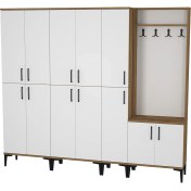 Resim Kalender Dekor Rose-1-3-4-4 Portmanto Vestiyer Ayakkabılık RS02 