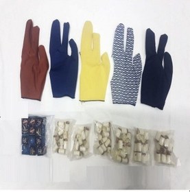 Resim Bilardo Seti 12 Ad.master Bilardo Tebeşiri + 60 Ad. Bilardo Istaka Ucu + 5 Ad. Bilardo Eldiveni 