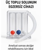 Resim Livora Triflo 3 Odalı Solunum Egzersiz Cihazı 