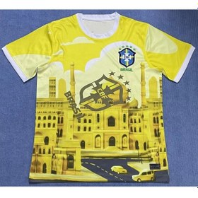 Resim Snapbuy 2025 Brezilya City Edition Erkek Ve Çocuk Futbol Forması Antrenman Üniformasıkahverengi Kahverengi 