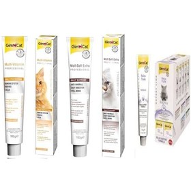 Resim Gimcat Malt Soft Extra 100 G + Multivitamin 100 G + Relax Paste 50 G 