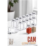 Resim ModaCar Engstore Cam Tuzluk Biberlik Karabiberlik 16 lı SET 