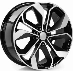 Resim EMR-W702-01 7.5x17" -4x100 ET43 67.1 Black Diamond Jant (4 Adet) 