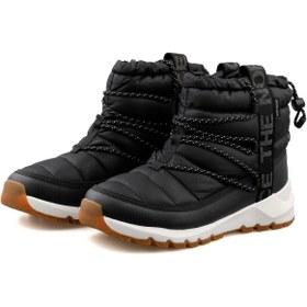 Resim THE NORTH FACE W Thermoball Lace Up Wp Kadın Kar Botu NF0A5LWDR0G1 Siyah 