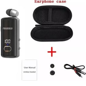 Resim Fineblue F580 Bluetooth V5.3 Kablosuz Kulaklık Geri Çekilebilir Taşınabilir Gray - Storage Bag 