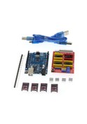 Resim Mufunye 3d Yazıcı Geliştirme Seti: Cnc Shield V3 Engraver Montaj Kiti Ve Gelişmiş Sürüm Elektronik Kart Paketi 