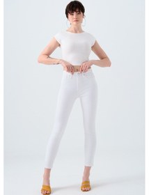 Resim Loft Natalie Julia White Kadın Pantolon Beyaz 