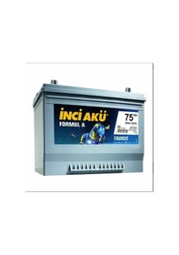 Resim İnci 12V 75 Ah Amper Japon Tip Dik Kutup Akü 