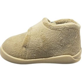 Resim Unisex Çocuk Homie Cırtlı Yumuşak Panduf - Bej 394-arena 