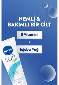 Resim Soft Nemlendirici Bakım Kremi 75ml, Jojoba Yağı,e Vitamini, El Yüz Vücut, Yumuşak Canlı Cilt, 3 Adet 