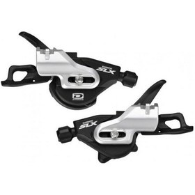 Resim Shimano Slx Sl-m670 I-spec Vites Kolu 3x10 Sağ Sol Vites Kolu Set Slx Vites Kolu Kelepçesiz 