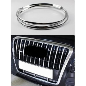 Resim Tiger Marketing 5 mm 3D Dekoratif Krom Nikelaj Şerit Çıta Panjur Şerit 10 Metre 