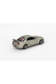 Resim mini gt 1:64 Ölçek 2002 Nissan SKYLINE GT-R (R34) VSPEC II RHD Diecast Metal Minyatür Model Araba 5cm 